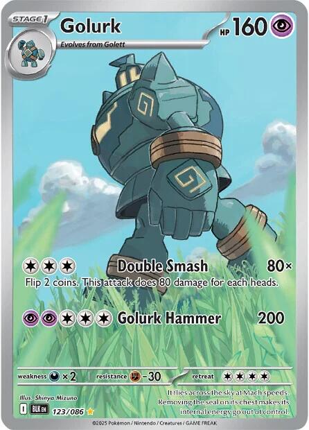Golurk (123/086) [Scarlet & Violet: Black Bolt] | Good Games North