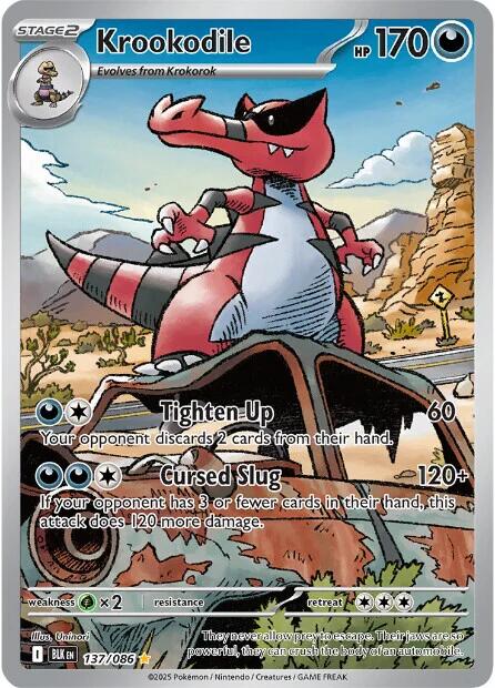 Krookodile (137/086) [Scarlet & Violet: Black Bolt] | Good Games North