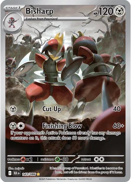 Bisharp (143/086) [Scarlet & Violet: Black Bolt] | Good Games North