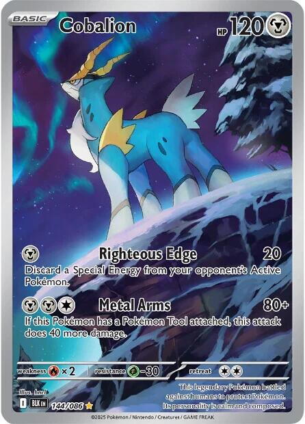 Cobalion (144/086) [Scarlet & Violet: Black Bolt] | Good Games North