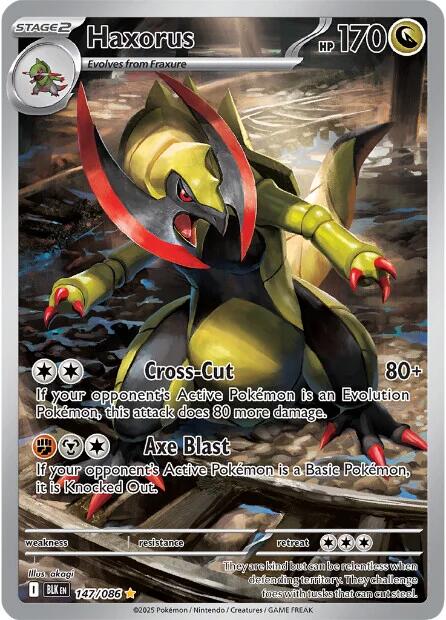 Haxorus (147/086) [Scarlet & Violet: Black Bolt] | Good Games North