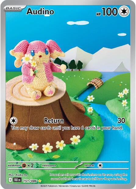 Audino (151/086) [Scarlet & Violet: Black Bolt] | Good Games North