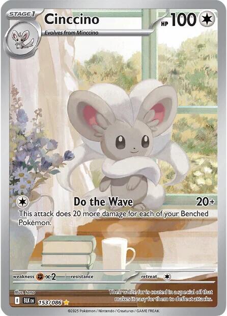 Cinccino (153/086) [Scarlet & Violet: Black Bolt] | Good Games North
