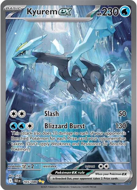 Kyurem ex (165/086) [Scarlet & Violet: Black Bolt] | Good Games North