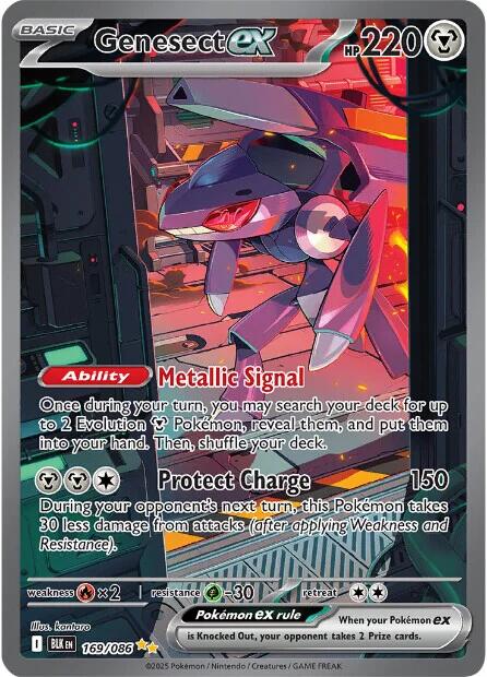 Genesect ex (169/086) [Scarlet & Violet: Black Bolt] | Good Games North