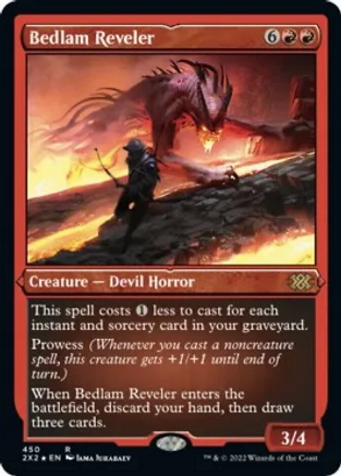 Bedlam Reveler (Foil Etched) [Double Masters 2022] | Good Games North