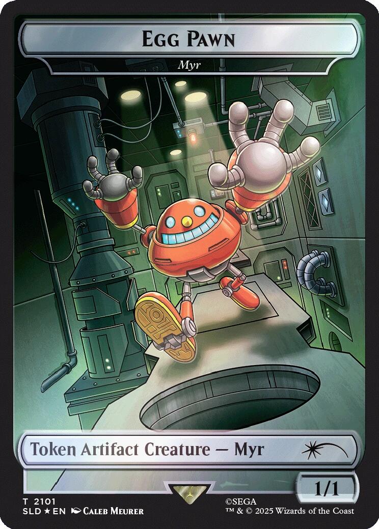 Egg Pawn - Myr Token (Rainbow Foil) [Secret Lair Drop Series] | Good Games North