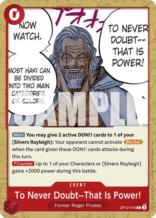 To Never Doubt--That Is Power! [Legacy of the Master] | Good Games North