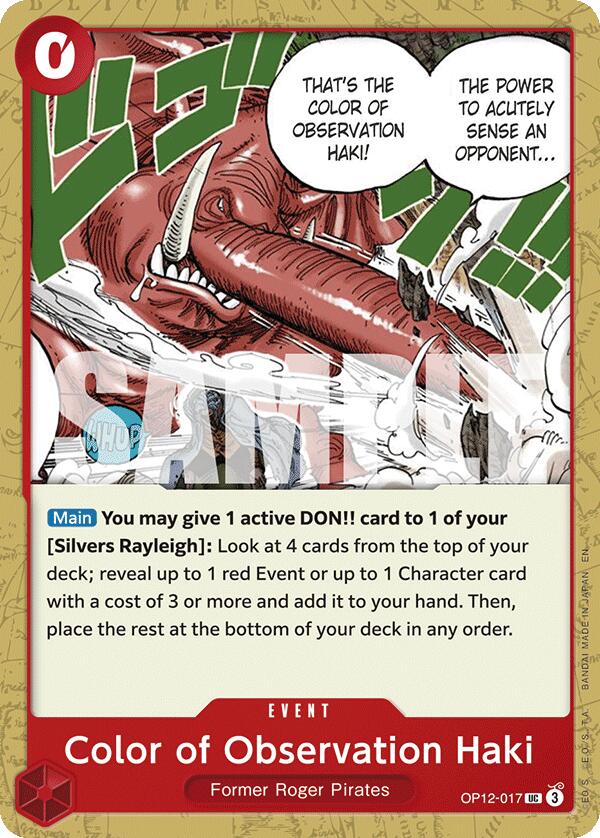 Color of Observation Haki [Legacy of the Master] | Good Games North