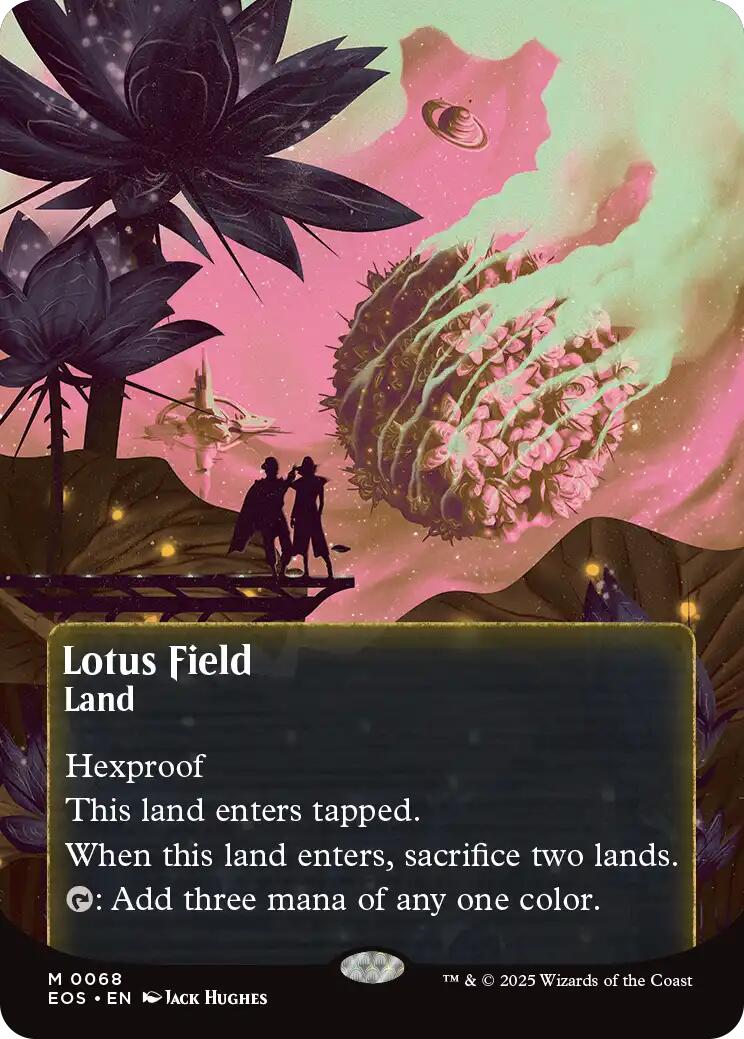 Lotus Field (0068) (Borderless) [Edge of Eternities: Stellar Sights] | Good Games North