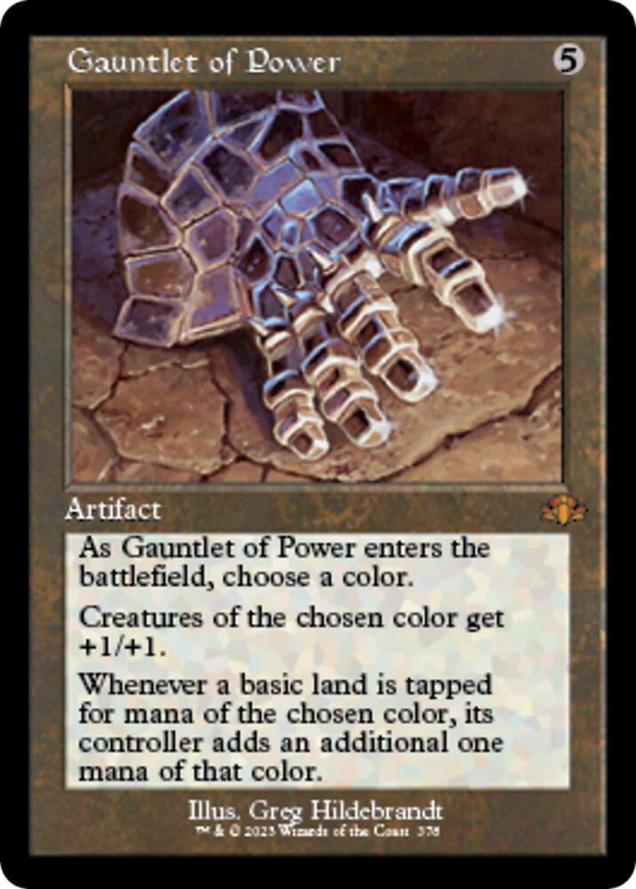 Gauntlet of Power Retro Frame (Dominaria Remastered)  | Good Games North