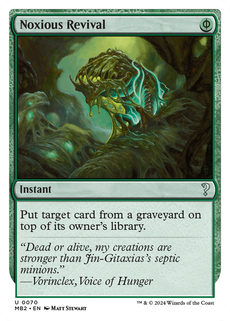 Noxious Revival (White Border) [Mystery Booster 2] | Good Games North