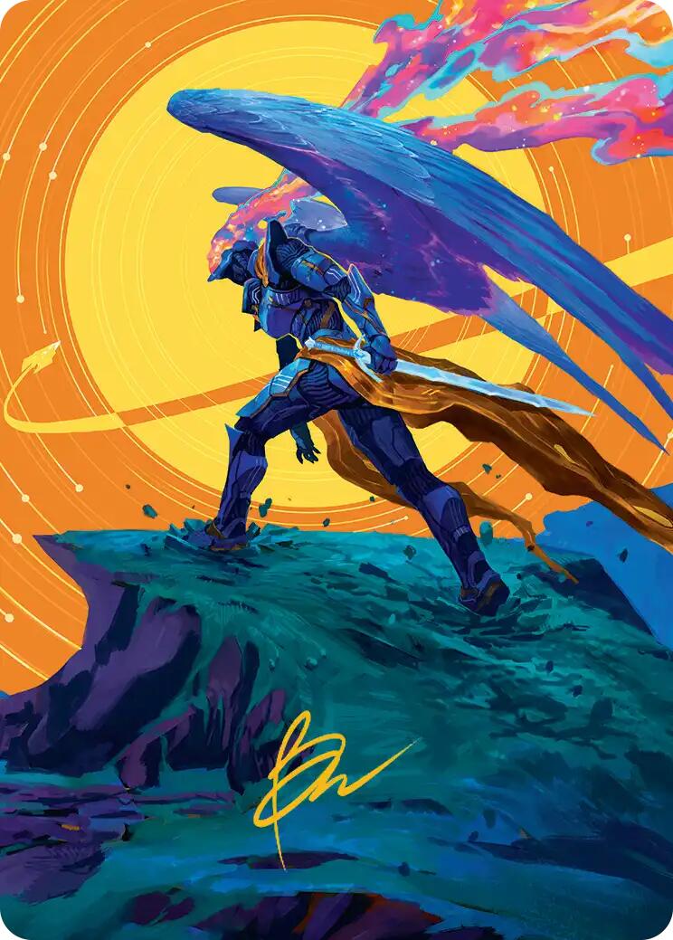 Astelli Reclaimer Art Card (Gold-Stamped Signature) [Edge of Eternities Art Series] | Good Games North