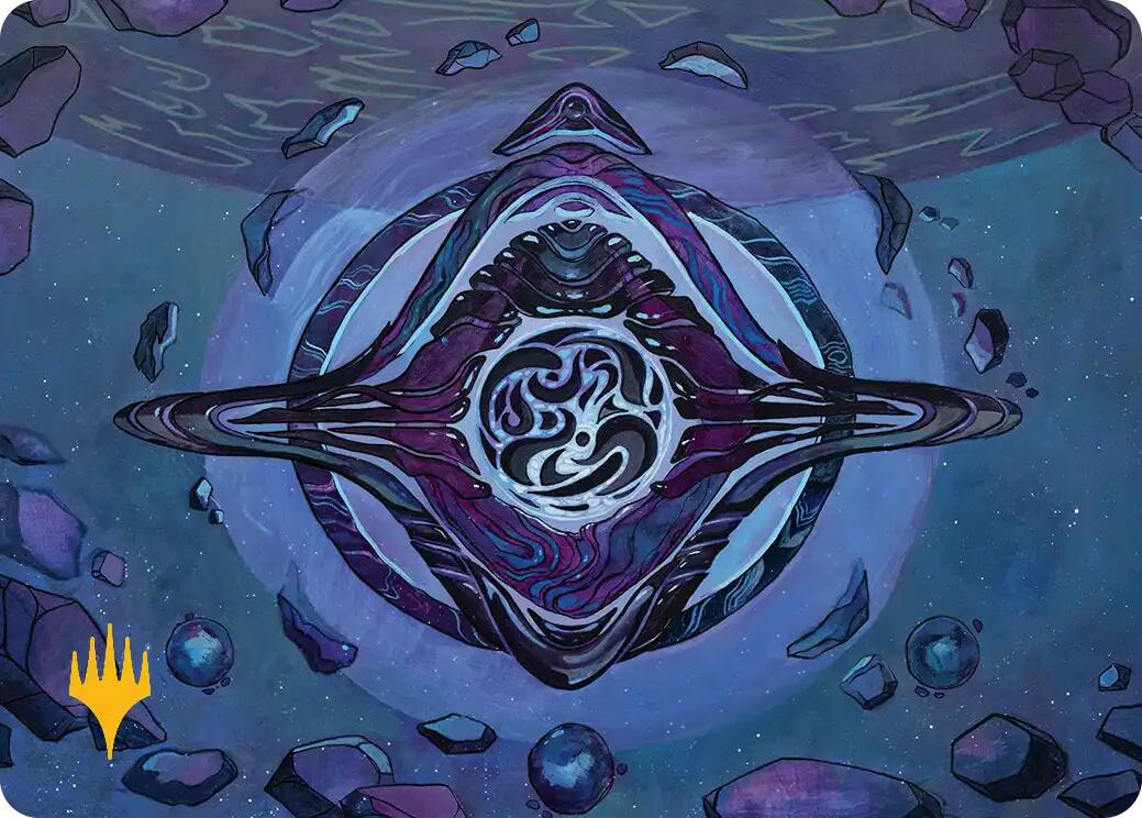 Archenemy's Charm Art Card (Gold-Stamped Planeswalker Symbol) [Edge of Eternities Art Series] | Good Games North