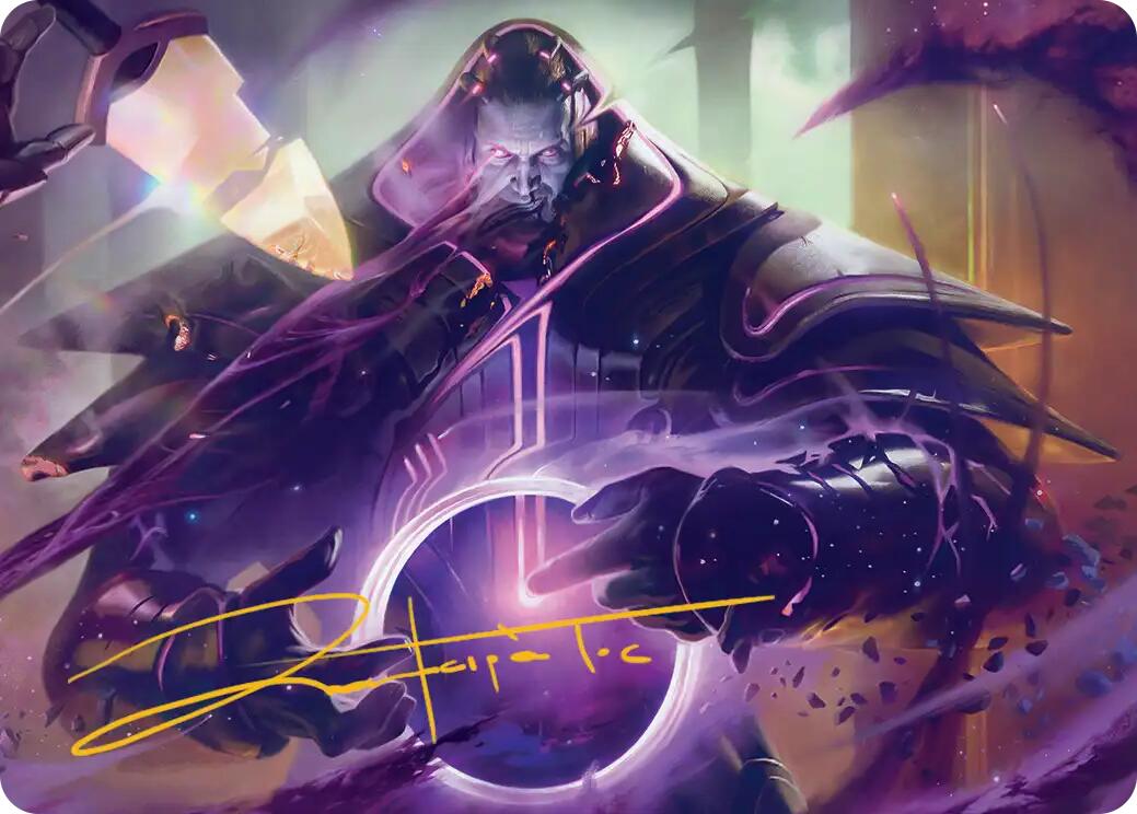 Embrace Oblivion Art Card (Gold-Stamped Signature) [Edge of Eternities Art Series] | Good Games North