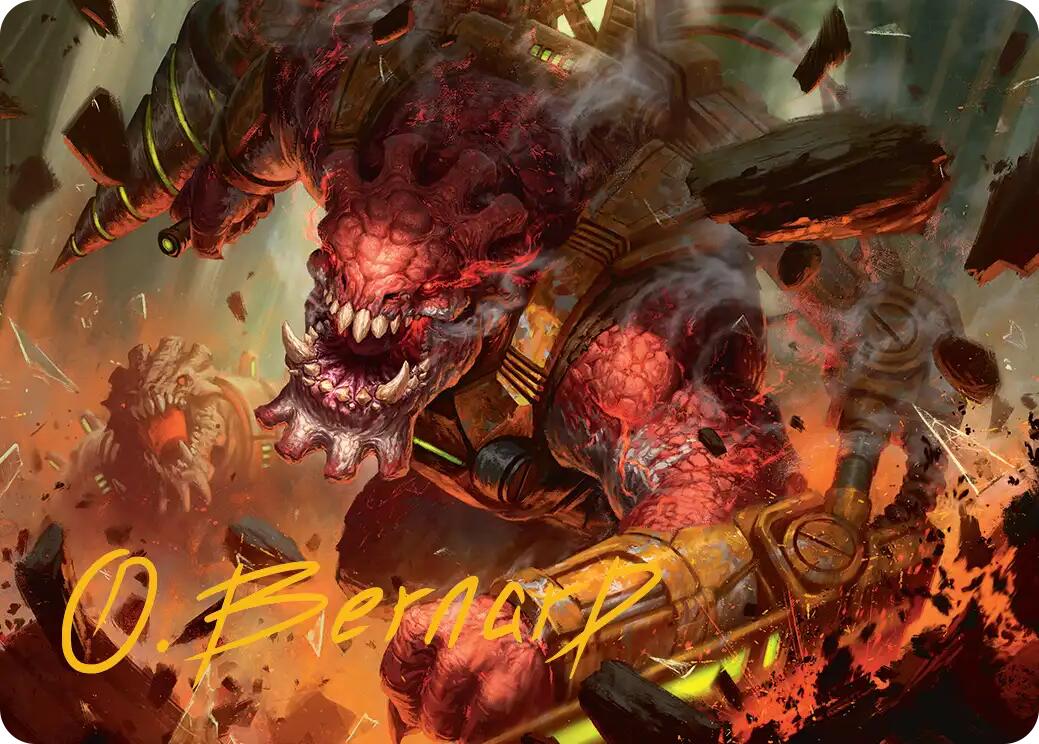 Full Bore Art Card (Gold-Stamped Signature) [Edge of Eternities Art Series] | Good Games North