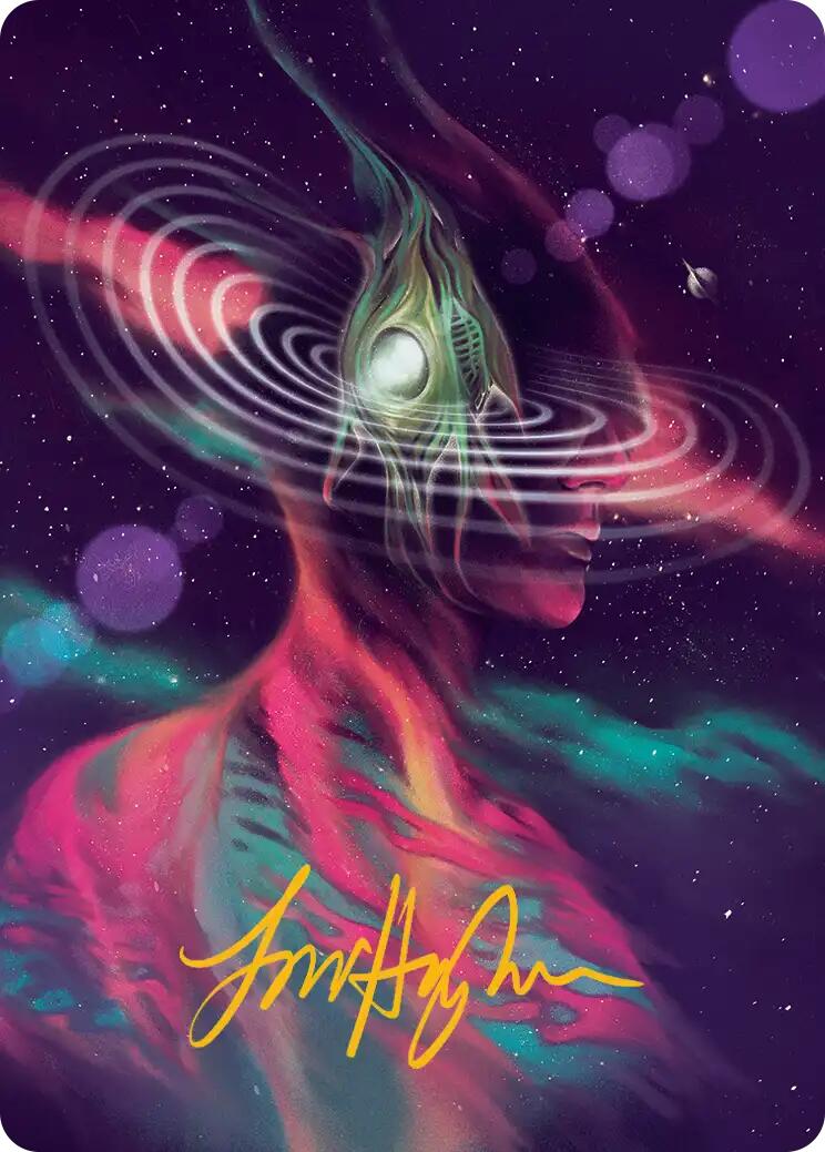 Terrasymbiosis Art Card (Gold-Stamped Signature) [Edge of Eternities Art Series] | Good Games North