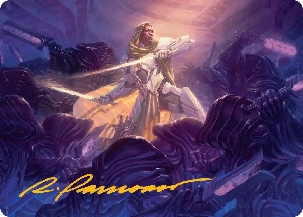 Syr Vondam, Sunstar Exemplar Art Card (Gold-Stamped Signature) [Edge of Eternities Art Series] | Good Games North