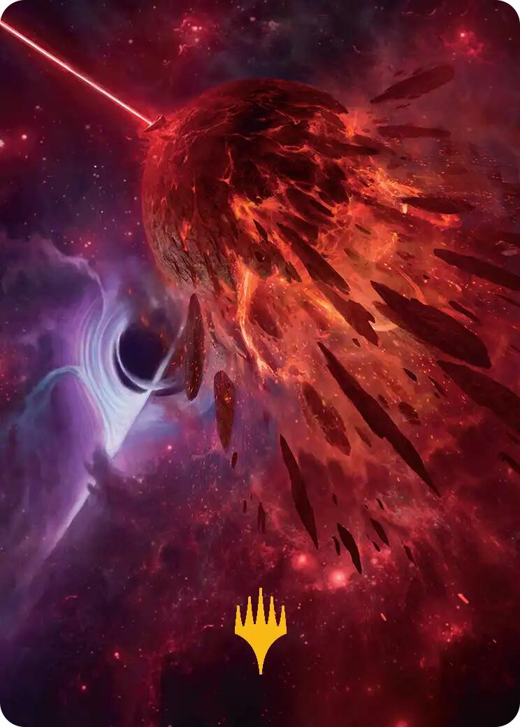 Kavaron, Memorial World Art Card (Gold-Stamped Planeswalker Symbol) [Edge of Eternities Art Series] | Good Games North