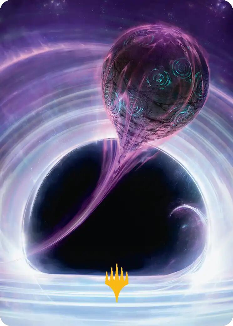 Susur Secundi, Void Altar Art Card (Gold-Stamped Planeswalker Symbol) [Edge of Eternities Art Series] | Good Games North