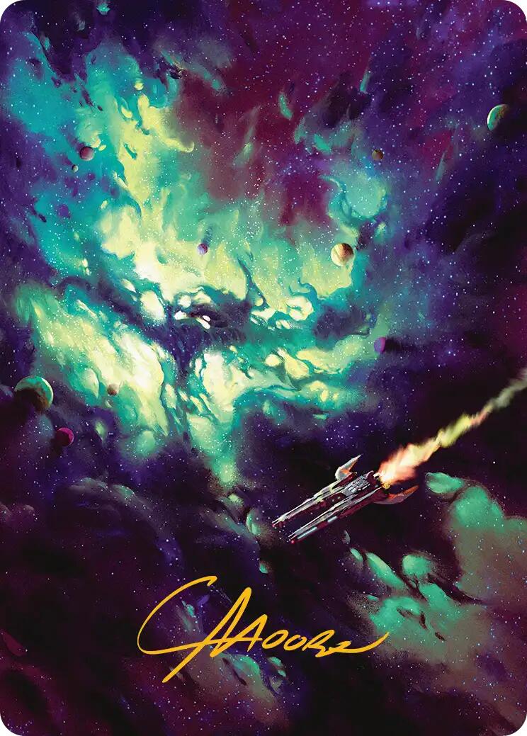 Blinkmoth Nexus Art Card (Gold-Stamped Signature) [Edge of Eternities Art Series] | Good Games North