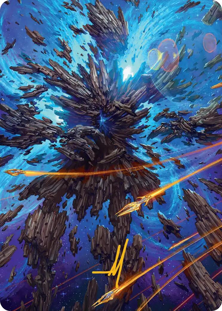 Celestial Colonnade Art Card (Gold-Stamped Signature) [Edge of Eternities Art Series] | Good Games North