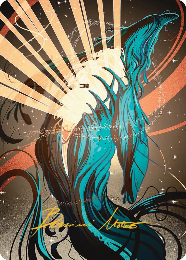 Swarmyard Art Card (Gold-Stamped Signature) [Edge of Eternities Art Series] | Good Games North