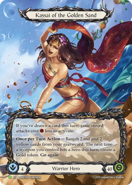 Kassai of the Golden Sand [HER146] (Promo)  Rainbow Foil | Good Games North