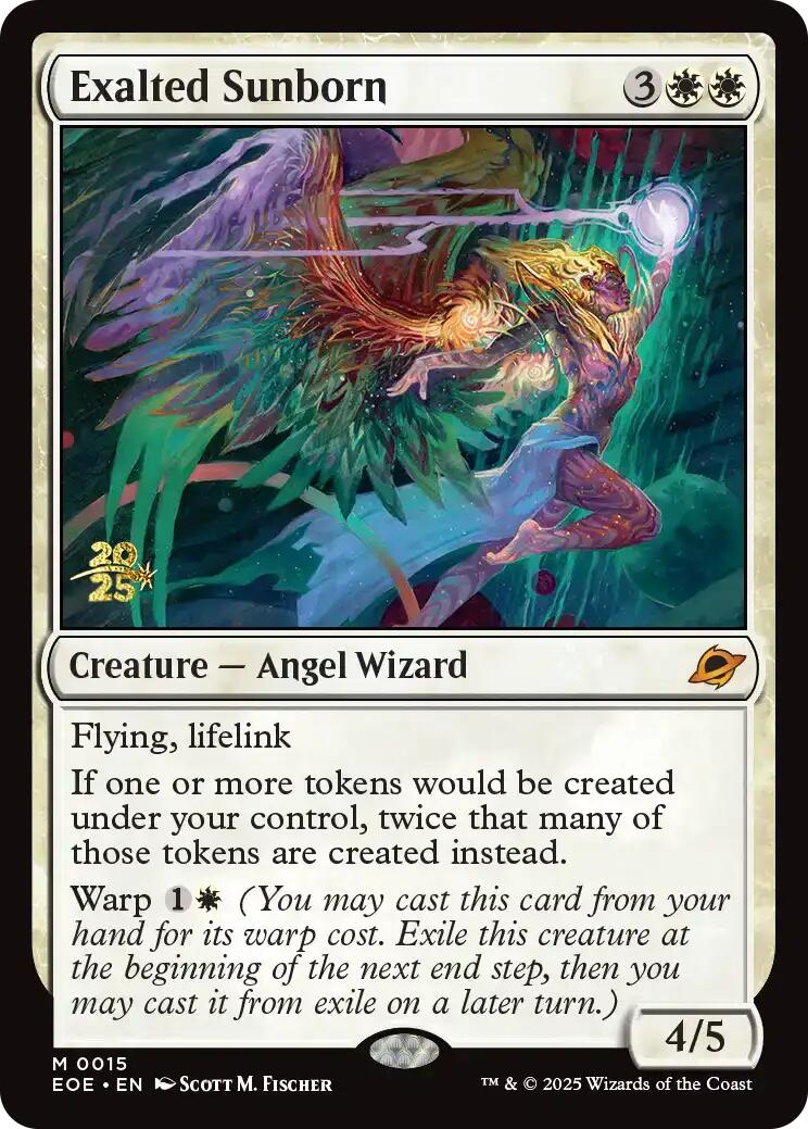 Exalted Sunborn [Edge of Eternities Prerelease Promos] | Good Games North