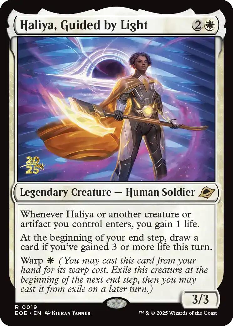 Haliya, Guided by Light [Edge of Eternities Prerelease Promos] | Good Games North