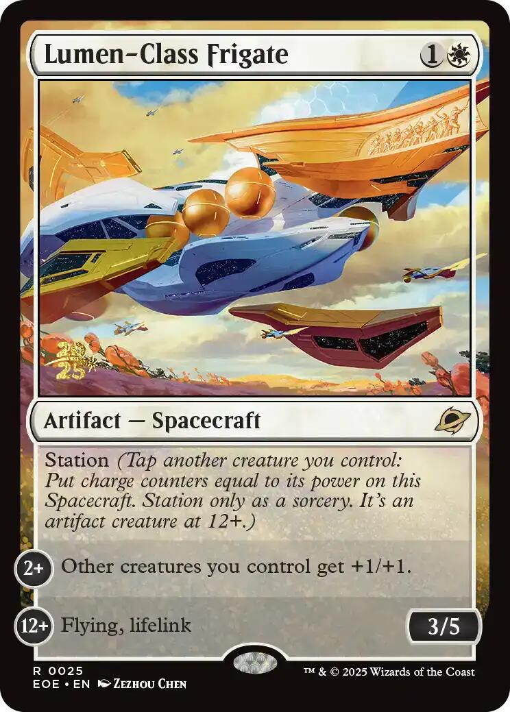 Lumen-Class Frigate [Edge of Eternities Prerelease Promos] | Good Games North
