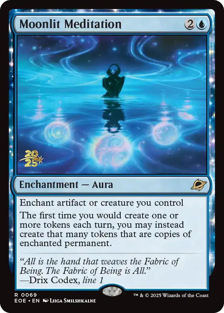 Moonlit Meditation [Edge of Eternities Prerelease Promos] | Good Games North