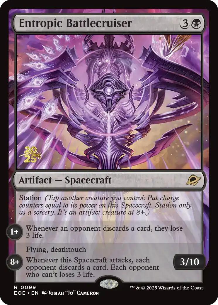 Entropic Battlecruiser [Edge of Eternities Prerelease Promos] | Good Games North