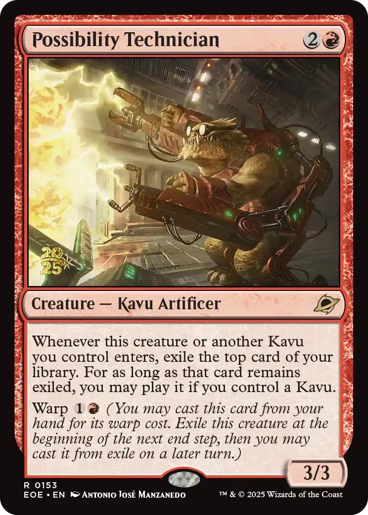 Possibility Technician [Edge of Eternities Prerelease Promos] | Good Games North