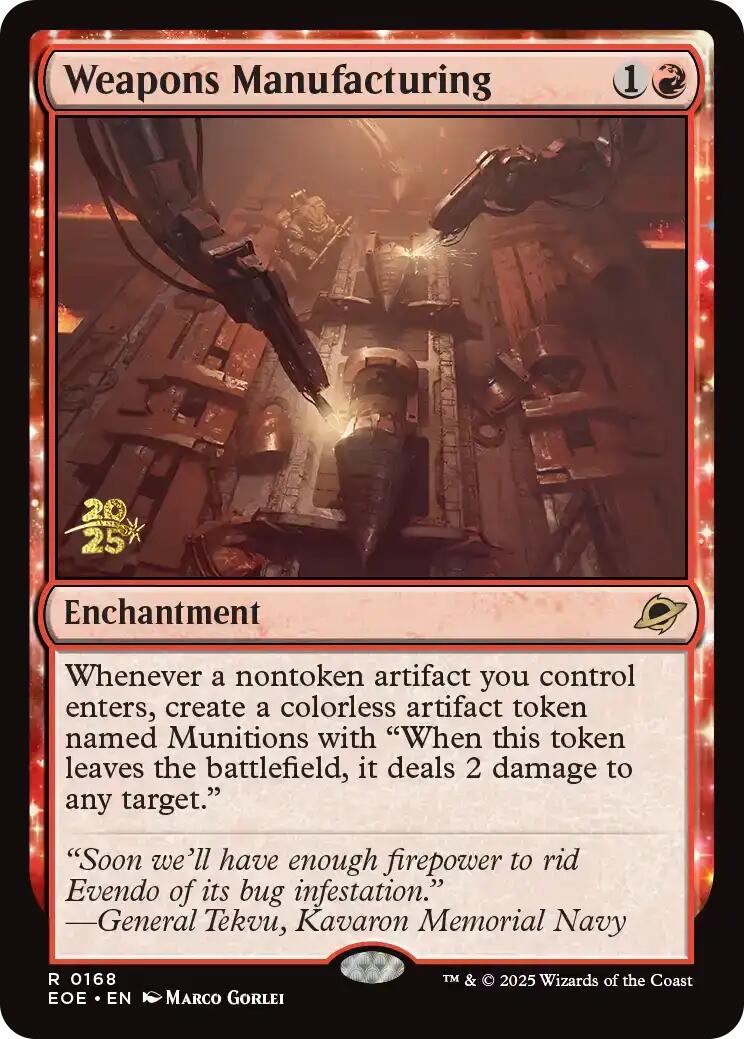 Weapons Manufacturing [Edge of Eternities Prerelease Promos] | Good Games North