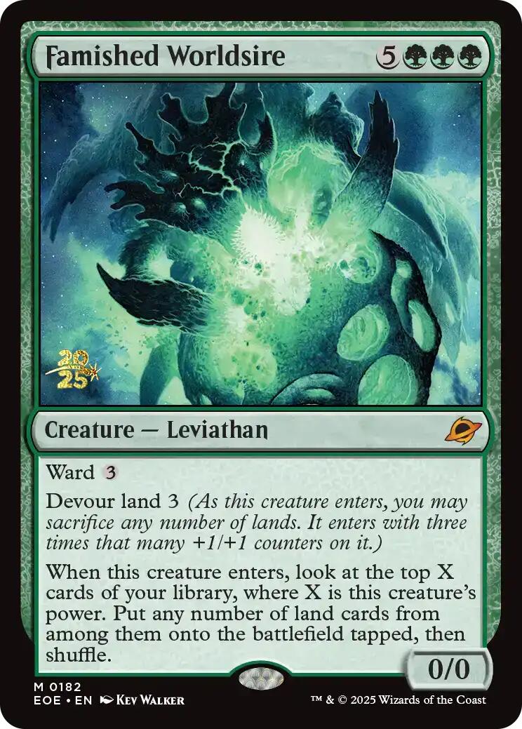 Famished Worldsire [Edge of Eternities Prerelease Promos] | Good Games North