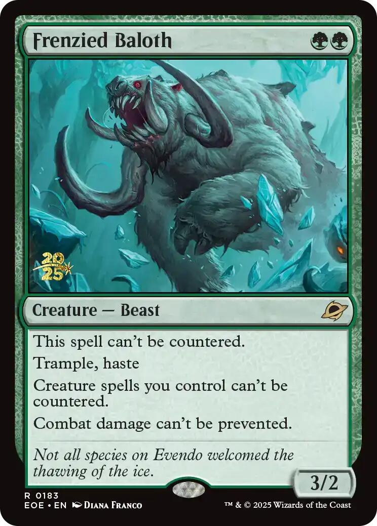 Frenzied Baloth [Edge of Eternities Prerelease Promos] | Good Games North
