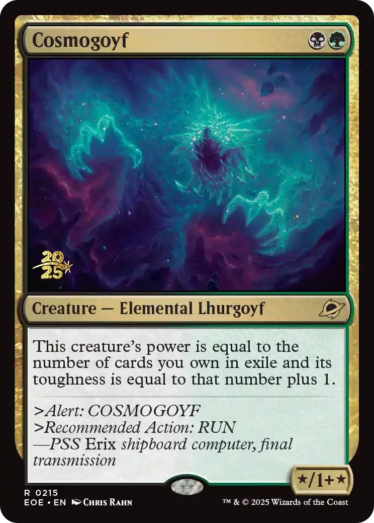 Cosmogoyf [Edge of Eternities Prerelease Promos] | Good Games North