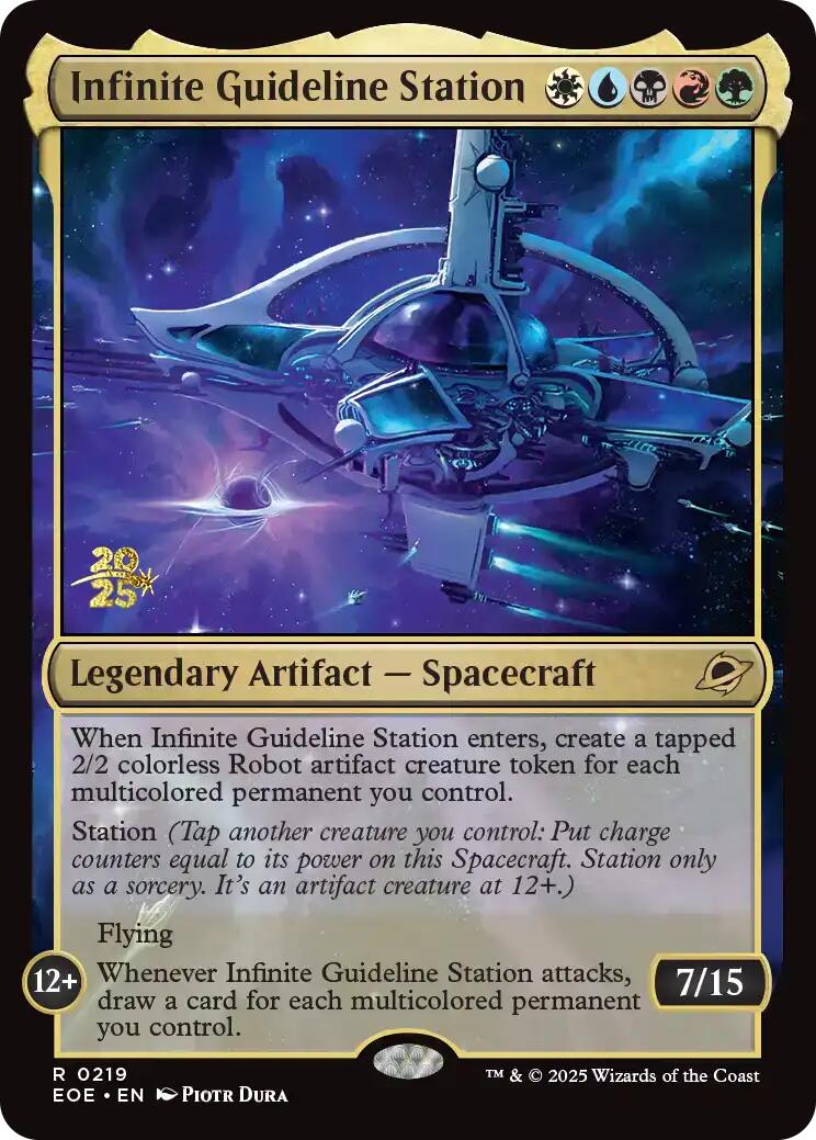 Infinite Guideline Station [Edge of Eternities Prerelease Promos] | Good Games North
