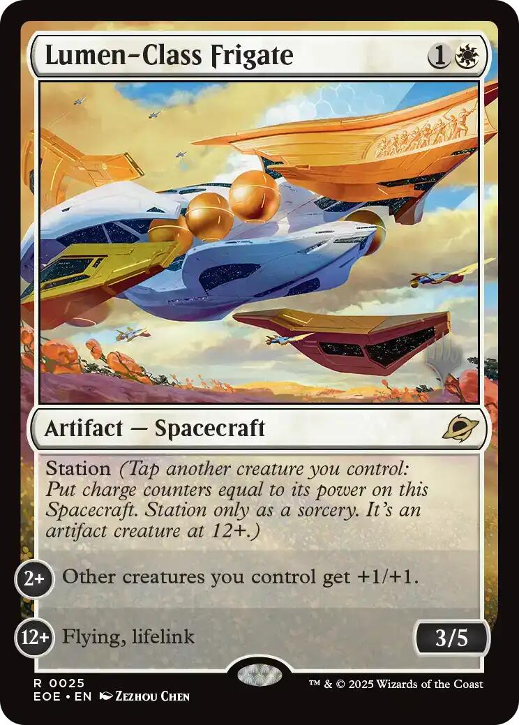 Lumen-Class Frigate [Edge of Eternities Promo Pack] | Good Games North