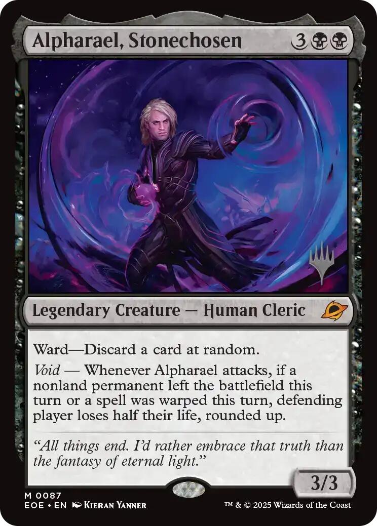 Alpharael, Stonechosen [Edge of Eternities Promo Pack] | Good Games North