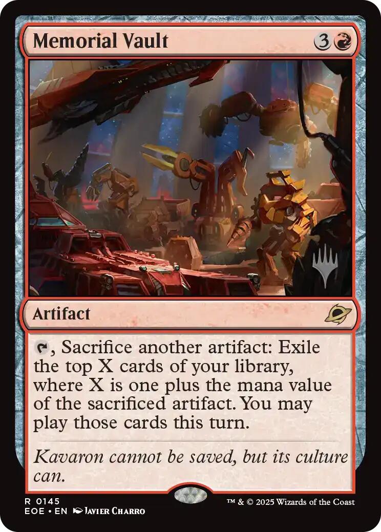 Memorial Vault [Edge of Eternities Promo Pack] | Good Games North