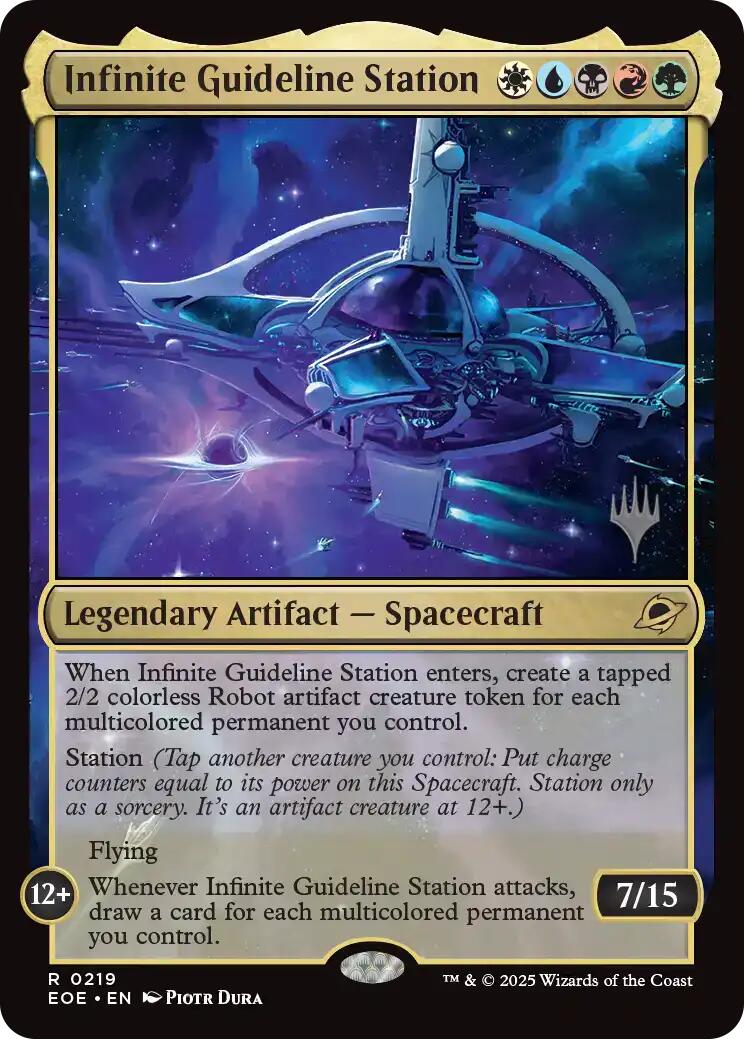 Infinite Guideline Station [Edge of Eternities Promo Pack] | Good Games North