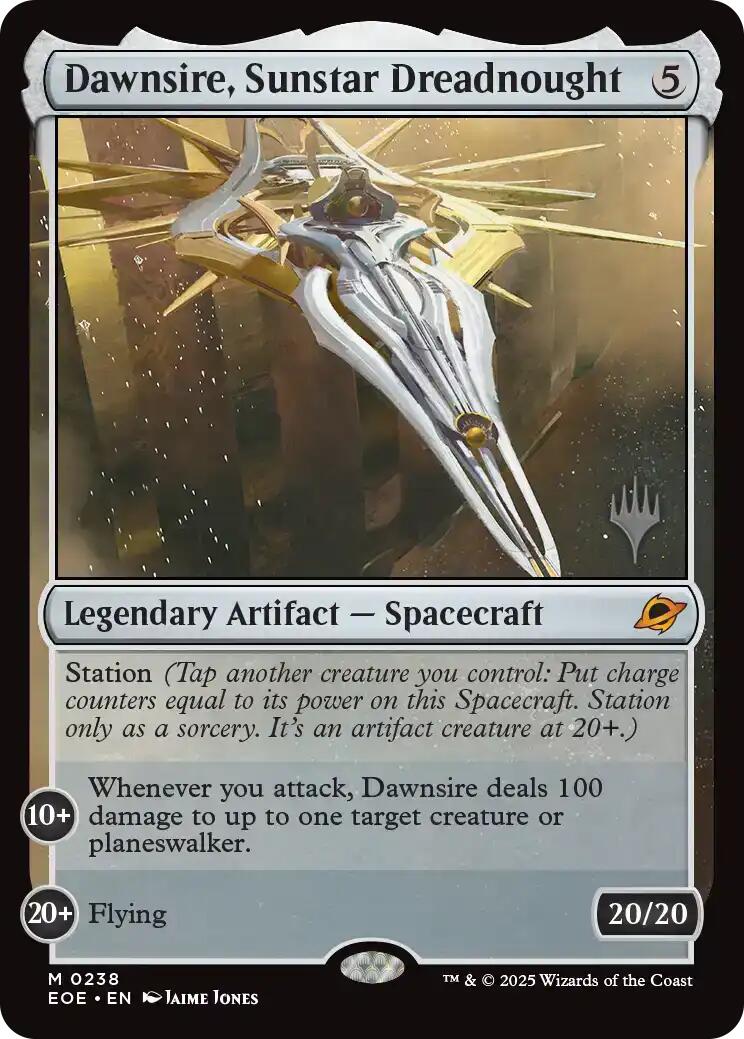 Dawnsire, Sunstar Dreadnought [Edge of Eternities Promo Pack] | Good Games North