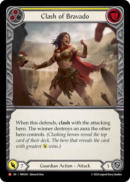 Clash of Bravado [MPG015] (Mastery Pack Guardian)  Rainbow Foil | Good Games North