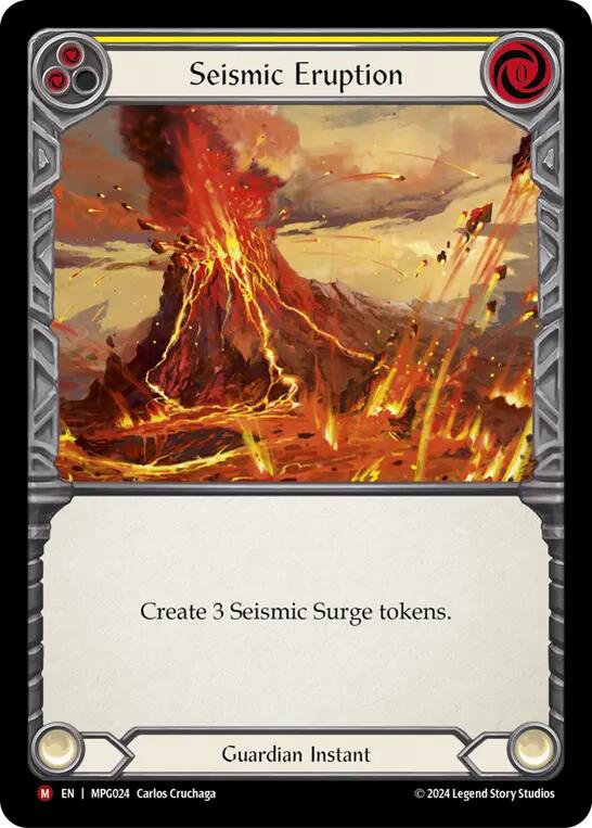 Seismic Eruption [MPG024] (Mastery Pack Guardian) | Good Games North