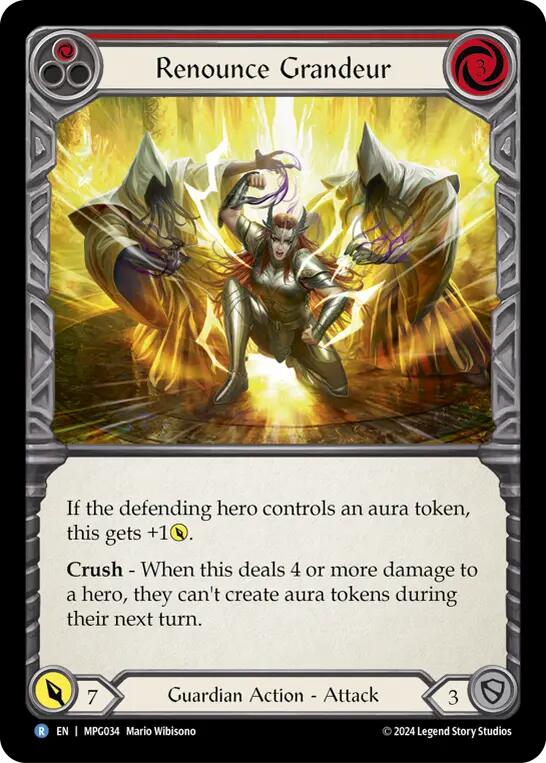 Renounce Grandeur [MPG034] (Mastery Pack Guardian)  Rainbow Foil | Good Games North