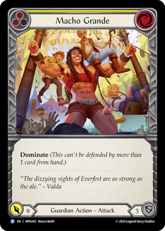 Macho Grande (Yellow) [MPG042] (Mastery Pack Guardian)  Rainbow Foil | Good Games North