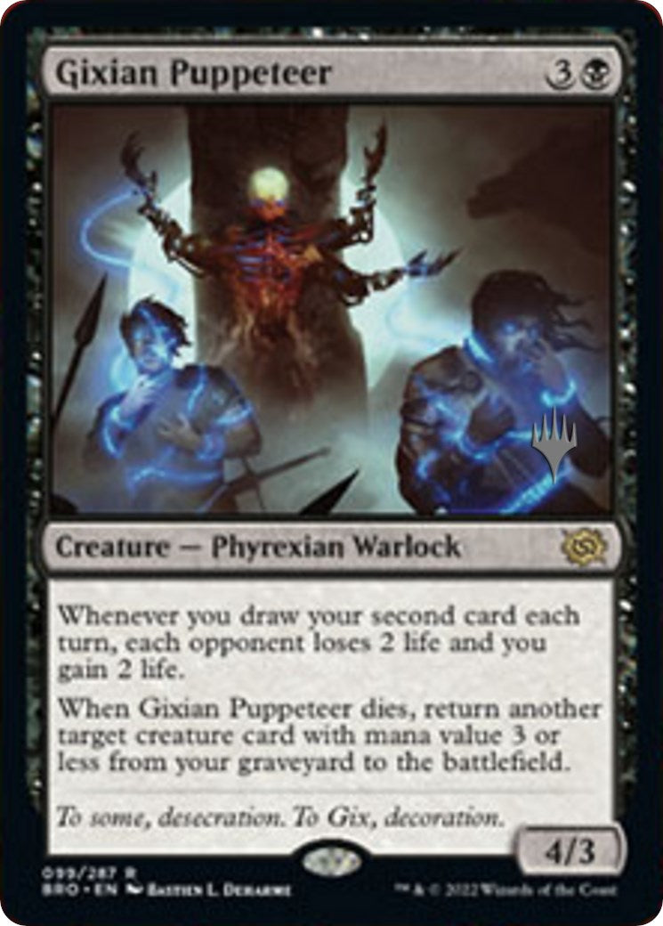 Gixian Puppeteer (Promo Pack) [The Brothers' War Promos] | Good Games North