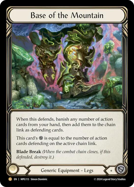 Base of the Mountain [MPG113] (Mastery Pack Guardian)  Rainbow Foil | Good Games North
